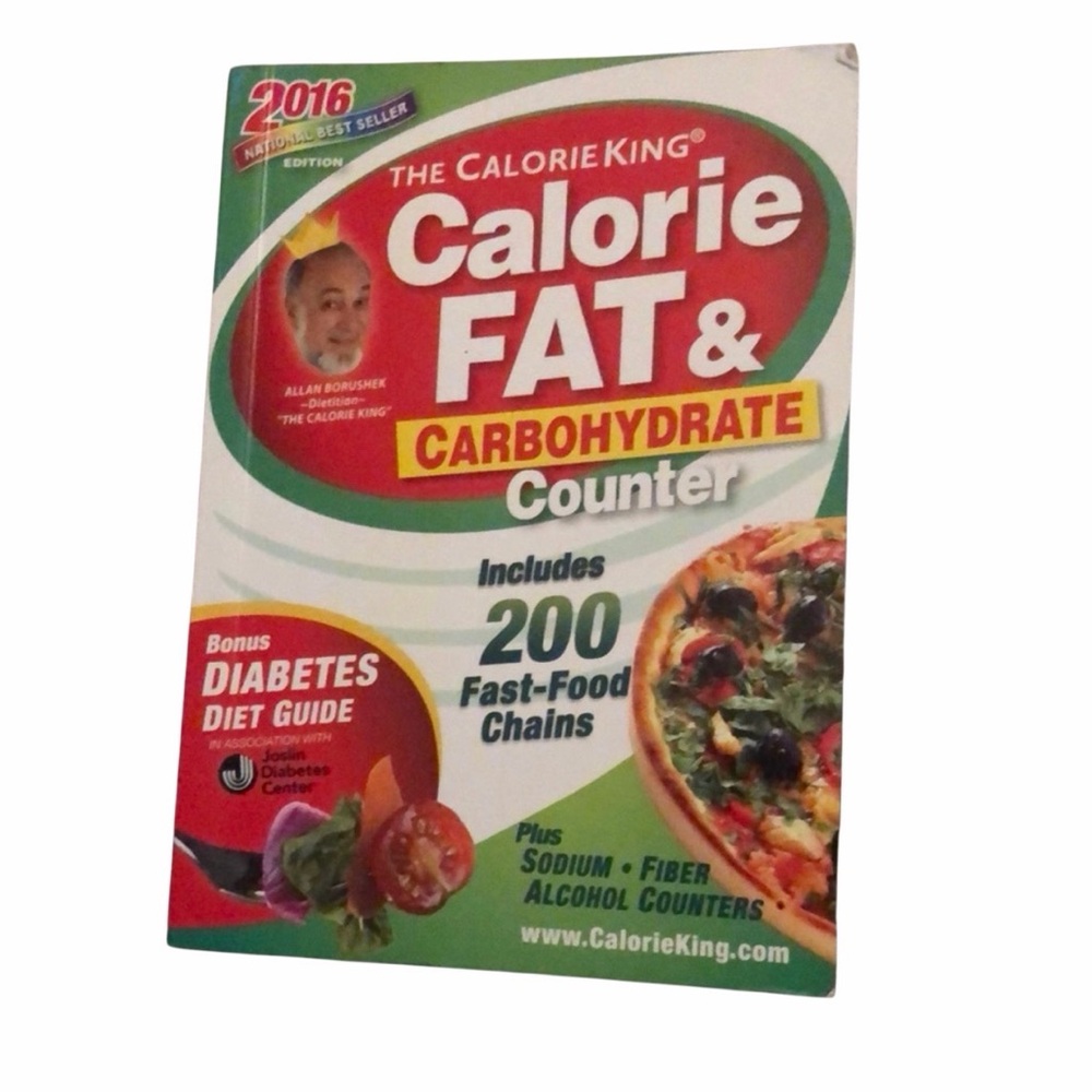 2016 The Calorie King Calorie Fat & Carbohydrate Counter